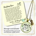 thumbnail image 2 of Christmas Snowman Necklace As Merry As I Get Funny Holiday Gutsy Goodness Female Adult Bronze Metal Jewelry, 2 of 7