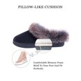 thumbnail image 4 of DL Memory Foam Winter House Slippers for Women, Cozy Warm Woman Indoor Bedroom Houseshoes Slipper Non-Slip Closed Back, 4 of 7