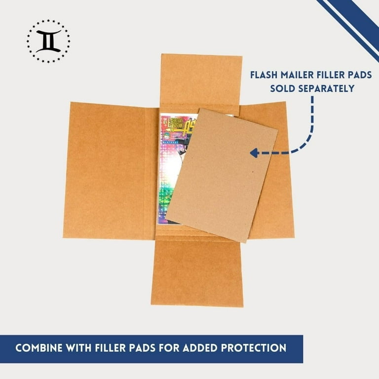 Gemini Comic Book Flash Secure Mailers, Mailing Supplies for
