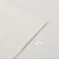 thumbnail image 6 of CAROMIO Waterproof Window Covering Kitchen Cafe Curtains 30" x 30", Ivory, Set of 2 Waffle Weave Textured, 6 of 7