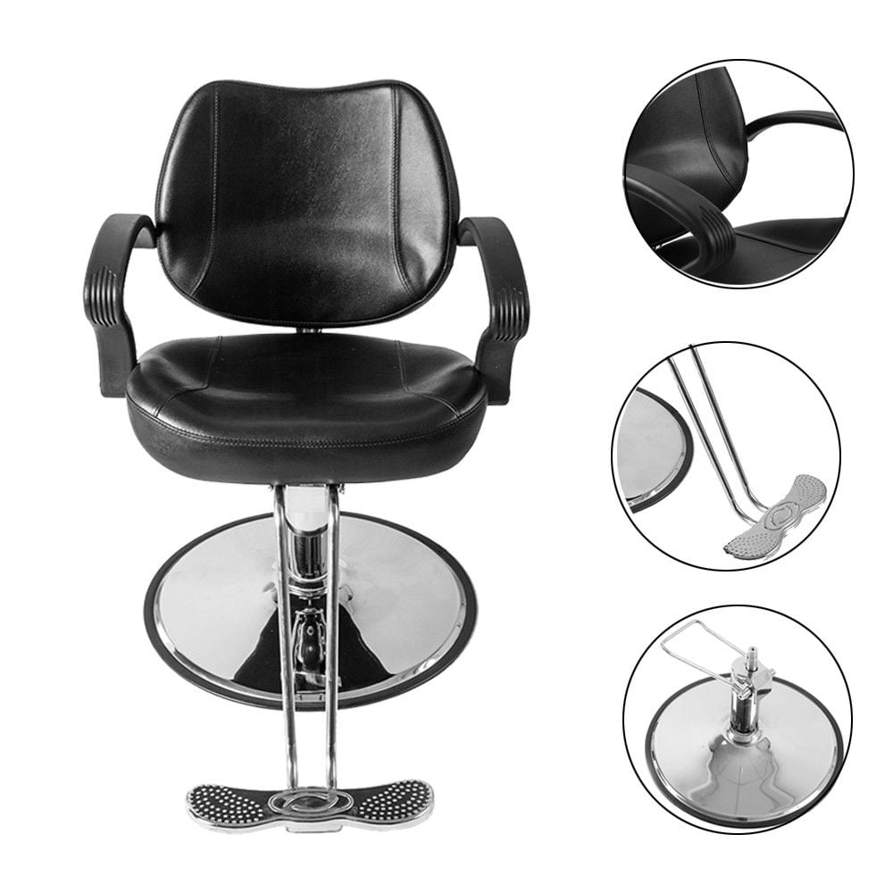 UBesGoo Black Hydraulic Barber Styling Chair Hair Beauty Salon