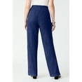 thumbnail image 2 of Roaman's Women's Plus Size Comfort Stretch Wide Leg Jean, 2 of 3