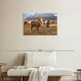 thumbnail image 2 of Elephant Stock The Amazing Icelandic Horses Wall Art - Horizontal Canvas Wall Art - Living Room Wall Decor - Animal Canvas - Gray And Brown Decor By Scott Stulberg - 30" x 20", 2 of 8