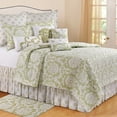 thumbnail image 2 of Providence Cucumber Chain Stitch Pillow, 18" x 18", 2 of 3