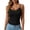 Black, variant on Womens Camisoles Tops with Bra Spaghetti Strap Tanks Top Summer Comfy Cami Layering Undershirt for Women