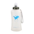 thumbnail image 2 of Botella de agua plegable, reutilizable, ligera, de 750 ml, para deportes. Blanco, 2 of 9