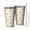 Yellow Brown Mushroom, variant on 16oz Tumblers Yellow Brown Mushroom Small Flower White Pattern Stainless Steel Vacuum Insulated Double Wall Travel Tumbler Cups Mug with Lid and Straw,Cleaning Brush for Coffee,Tea