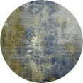 thumbnail image 2 of Addison Rugs Mayfield Premium Machine Washable Transitional Abstract Khaki Round Rug, 8' x 8', 2 of 6