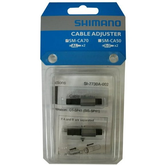 SHIMANO Cable Inline Adjuster SM-CA70 Aluminum 1 pair (2 pcs) ISMCA70P 32532 for shift