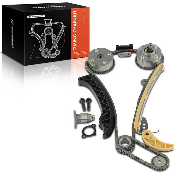 A-Premium 12PCS Engine Timing Chain Kit W/Sprocket & Tensioner & Guide Compatible with Toyota Corolla 2009-2019, Matrix 2009-2014 & Scion xD 2008-2014 & Pontiac Vibe 2009-2010 - L4 1.8L