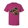 thumbnail image 3 of Dean Russo The Only Person Dog Lover Men's Graphic T-Shirt, Fuschia, 3X-Large, 3 of 6