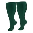 thumbnail image 3 of Lutiedan Plus Size Knee High Socks for Women, Seamless High Stretch Socks, Wide Calf Circumference 40-65cm Socks XXL-7XL,Green, 3 of 6