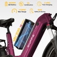 thumbnail image 3 of ENFFE ES1 Electric Bike for Adults 1500W Peak Motor 48V 20Ah Battery 28 MPH 80 Miles Range 20” Fat Tire Ebike Hydraulic Brakes UL 2849, 3 of 8