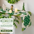 thumbnail image 7 of St. Patrick's Day Table Runner, Holiday Tablecloth, Linen Table Runner For Dining Table Indoor And Outdoor, Festive Shamrocks Decorative Table Cover, 7 of 7