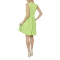 thumbnail image 2 of White Mark Women's Bright Fit and Flare Mini Dress, 2 of 3