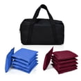thumbnail image 1 of Gymax Sacs Résistants aux Intempéries Cornichon Bleu et Rouge Ensemble 12 Beanbag Lancer des Sports de Jeu, 1 of 9