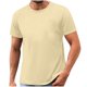 thumbnail image 2 of Camiseta De Manga Corta Y Cuello Redondo Para Hombre, Hombros Rectos, 100 Algodn, Talla Pequea, Transpirable, Ideal Para Uso Casual En Verano O Para Ir Al Gimnasio. Paquete De 1 Unidad., UKHBMC, 2 of 6