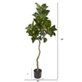 thumbnail image 2 of Nearly Natural 53" Magnolia Artificial Tree, 2 of 2