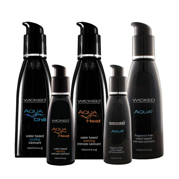 Wicked Aqua Water Based Personal Lubricant, Original, 2 oz