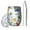 White Dinosaurs Palms-2, variant on 12oz Stemless Wine Tumblers White Dinosaurs Palms Names Pattern Vacuum Insulated Stainless Steel Travel Tumbler Cups Mug with Lid and Straw for Champaign,Cocktail,Beer with Cleaning Brush