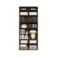 thumbnail image 5 of Furinno JAYA 16-Shelf Multimedia Media Storage Tower Rack with Adjustable Shelves, Amber Pine, 5 of 6
