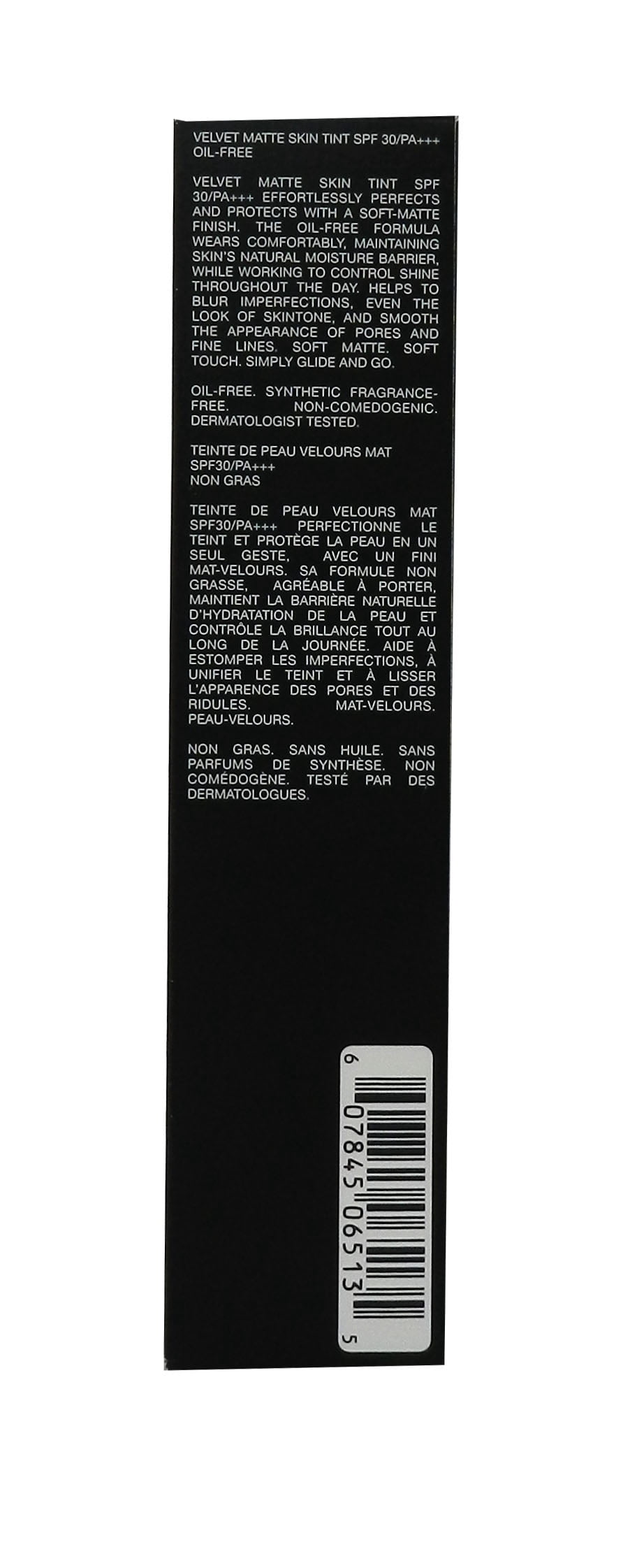Nars Velvet Matte Skin Tint SPF 30 Light 0 Terre-Neuve 1.7oz Oil-Free Makeup