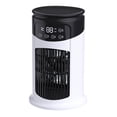 thumbnail image 1 of Aire acondicionado portátil, ventilador USB, espacio personal con luz, humidificador pequeño, aire evaporativo para escritorio, habitación, hogar., 1 of 9