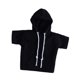 thumbnail image 4 of Sudadera con capucha para hombre a escala 1/12, ropa resistente, juguete decorativo para muñeca de 6 pulgadas, ropa de moda. Negro, 4 of 9