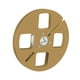 thumbnail image 1 of Matsuzay El reemplazo del carrete de cinta del carrete abierto de la aleación de aluminio de 5 pulgadas para el carrete vacío del reproductor Sistemas de cine en casa Oro, 1 of 6