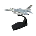 thumbnail image 3 of F16 Fighter Diecast Model Aircraft Juguete 1/100 Avión de recolección de exhibición de escala para el regalo de cumpleaños Souvenir Boy Room, 3 of 9