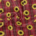 thumbnail image 2 of Coolnut 60" Sunflower Outdoor Tablecloth with Umbrella Hole and Zipper, Waterproof Round Tablecloth for Party,Patio,Picnic,Holiday Dinner,Summer, 2 of 7