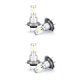 thumbnail image 3 of Riwesomey Fog Lamp Front Light 800LM LED Dustproof Vehicle Components Workmanship Supplies Car Functional Bulb Resistance Water Aluminum 2piezas, 3 of 6