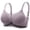 Purple, variant on DPTALR Womens Dailywear Bars Solid Lace Bras Plus Size Underwear Bralette Bras Comfortable Bra