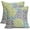 Blue Green Teal, variant on Polka Dot Pillow Covers 16x16 Set of 2 Stylish Navy Blue Cream Throw Pillows Boho Design Decorative Outdoor Modern Art Pillowcase Square Cushion Cover Linen Pillow Case for Home Sofa Couch Bed
