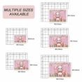 thumbnail image 6 of Pink Easter Bunny Outdoor Rug 5x8 Ft, Non Slip Washable Area Rug, Spring Easter Eggs Chicken Floral Plaid Patio Rugs Carpet Runner, Large Floor Mat for Indoor/Outdoor Deck Porch Camping, 6 of 8