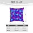 thumbnail image 4 of ZNDUO Classical English Checkered Houndstooth Throw Pillows, Throw Pillows for Couch-Indoor Decorative Pillows,18"x18", 4 of 8
