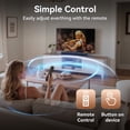 thumbnail image 2 of VEATOOL Sound Bar for TV,60W Soundbar Surround Sound Home Theater System,27 Inch TV Speaker with DSP Dynamic Sound,Work with 4K & HD TVs,COAX& Optical, AUX,Bluetooth,Wireless Streaming,Wall Mountable, 2 of 8
