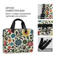 thumbnail image 4 of FORMRS 16" Laptop Bag Carrying Sleeve Case with Handle Travel Shoulder Briefcase, Vibrant Floral, 4 of 8