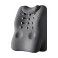 thumbnail image 1 of Cojín de apoyo lumbar de espuma viscoelástica, cuña de cama, suave y transpirable, almohada para el cuello, almohada para dormir en casa, para estar Gris oscuro, 1 of 7