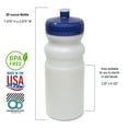thumbnail image 3 of Rolling Sands 20 oz Sports Water Bottles 24 Pack, USA Made, BPA-Free, Dishwasher Safe, 3 of 9
