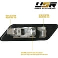 thumbnail image 3 of USR Z3 Side Marker Lights - Euro Style Clear Lens Fender Sidemarkers Lamps Set (Left + Right) Compatible with 1996-2002 BMW Z3 Roadster / M Roadster / M Coupe, 3 of 9