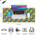 thumbnail image 5 of Long Mouse Pads for Desk,Colorful Checkered Dinosaurs Pattern Desk Mats on Top Of Desks, Desk Mouse Pad Extra Large with 3mm Non-Slip Base and Stitched Edge for Gaming,Office,Work,Home 35.4"x15.7", 5 of 6