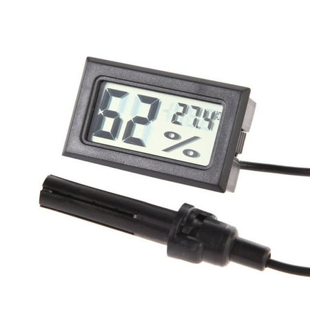 Mini Digitall Thermometer Hygrometer Indoor Outdoor LCD Display Humidity Temperature Meter for Cars Incubators Brooders Climb Pet