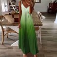 thumbnail image 1 of Liquidation d'Été 2025! Robe pour Femmes Grande Taille, Liquidation de Robes d'Été pour Femmes, Robe d'Été Décontractée pour Femmes à Plis Imprimée Camis Sans Manches à Col en V, 1 of 5