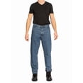 thumbnail image 4 of FULL BLUE 5 Pocket Flannel Lined Denim Jeans, Relaxed Fit, Sits At Waist, Light Wash, 32x34, 4 of 6