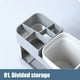 thumbnail image 5 of Juego de soporte para vaso de enjuague bucal para pareja familiar, soporte para cepillo de dientes, juego de baño, vaso único, 5 of 6