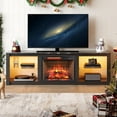thumbnail image 5 of Innoflame 23” Electric Fireplace Insert, Realistic Resin Log, Remote/Timer, Adjustable 4 Flame Brightness, fit for TV Stand, 1500W, 5 of 7