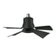 thumbnail image 2 of Ventilador de techo elegante con control remoto y luz integrada Negro, 2 of 9