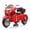 RED, variant on 12V Kids Motorcycle Electric Ride On Toy with 1.8-3.2 MPH Speed, Power Display, Music & Wireless Phone Connection, Large Storage Trunk, LED Headlight - 66LB Load Capacity for Toddlers & Kids