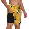 thumbnail image 2 of Fotbe Cute Bee Butterfly Yelllow Traje de Baño para Hombre – Shorts de Natación de Secado Rápido con Forro y Bolsillos-Medium, 2 of 6